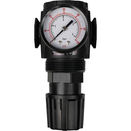 MODULAIR 300 Compressed Air Regulator, 1/2" NPT, 300 psi Max. PSI, In Line/Modular Moffatt Supply & Specialties