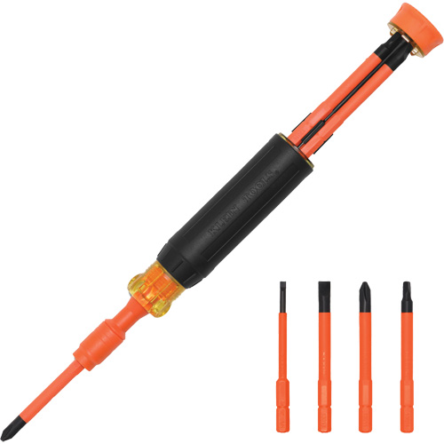 4-in-1 Insulated Multi-Bit Screwdriver Moffatt Supply & Specialties