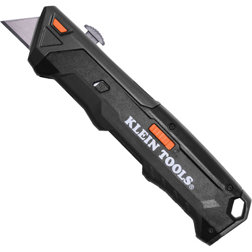 Auto-Loading Retractable Knife with Dual-Sided Blade Magazine, Steel, Plastic Handle Moffatt Supply & Specialties