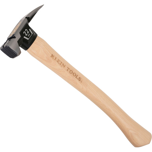 Marteau &agrave; panne fendue droite &agrave; face meul&eacute;e, 22 oz, Prise en Bois, 16-1/10" lo Moffatt Supply & Specialties