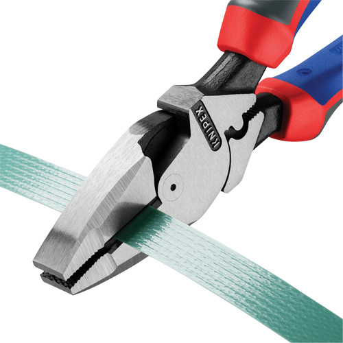 High Leverage Lineman's Pliers New England with Fish Tape Puller, Crimper & KNIPEXTEND Handle Moffatt Supply & Specialties