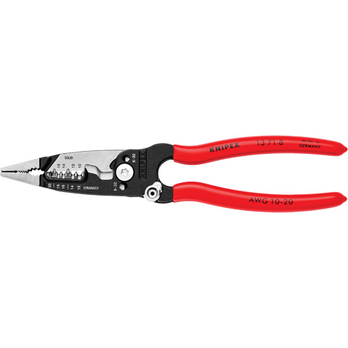 Forged Wire Stripper, 8" L, 10 - 20 AWG Moffatt Supply & Specialties