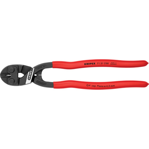 CoBolt&reg; High Leverage XL Compact Bolt Cutters with Notched Blade, 10" L, Center Cut Moffatt Supply & Specialties