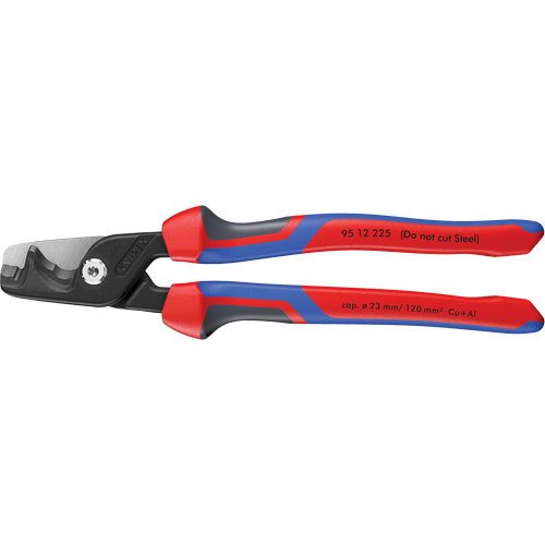 StepCut&reg; XL Cable Shears with KNIPEXTEND Handle, 9" Moffatt Supply & Specialties