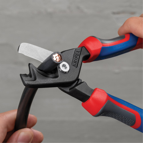 StepCut&reg; XL Cable Shears with KNIPEXTEND Handle, 9" Moffatt Supply & Specialties