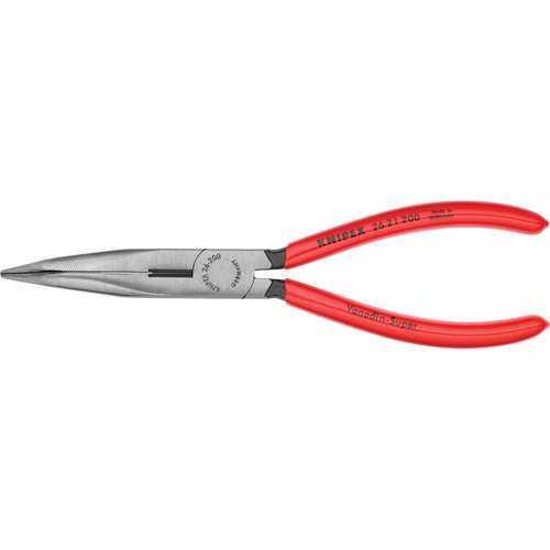 Long Nose 40° Angled Pliers with Cutter, 8" L Moffatt Supply & Specialties