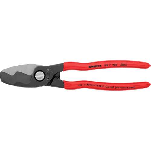 Cable Shears with Twin Cutting Edges, 8" Moffatt Supply & Specialties