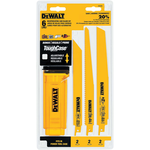 Bi-Metal Reciprocating Saw Blade Set with Telescoping Case Moffatt Supply & Specialties