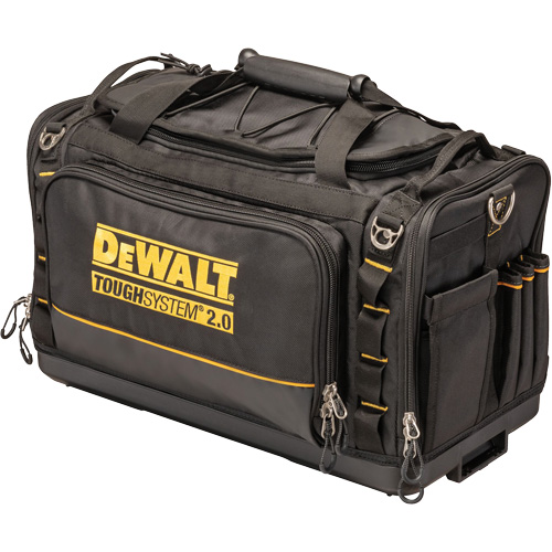 Sac &agrave; outils de chantier ToughSystem 2.0 r&eacute;sistant &agrave; la salet&eacute;, 1680 Denier, 50 pochettes, Noir/Jaune Moffatt Supply & Specialties