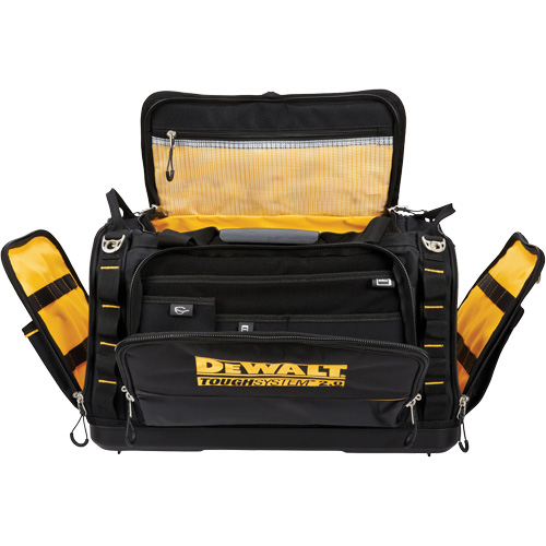 Sac &agrave; outils de chantier ToughSystem 2.0 r&eacute;sistant &agrave; la salet&eacute;, 1680 Denier, 50 pochettes, Noir/Jaune Moffatt Supply & Specialties