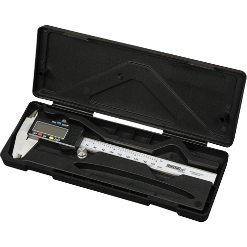 Digital Caliper, 0.0005" (0.01 mm) Resolution, 0" - 6" (0 mm - 150 mm) Range Moffatt Supply & Specialties