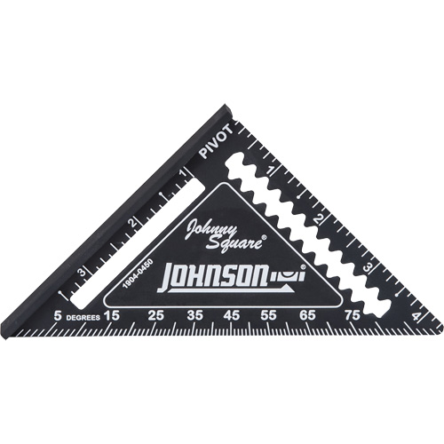 &eacute;querre de finition grav&eacute;e au laser Johnny Square&reg; de 4,5 po Moffatt Supply & Specialties