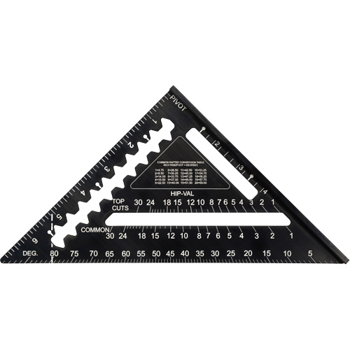 7" Johnny Square&reg; Laser Etched Rafter Square Moffatt Supply & Specialties
