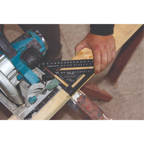 7" Johnny Square&reg; Laser Etched Rafter Square Moffatt Supply & Specialties