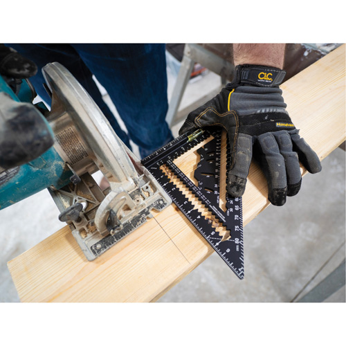 7-1/4" Johnny Square&reg; MACH-1 Smart Mark Rafter Square with Level Vial Moffatt Supply & Specialties