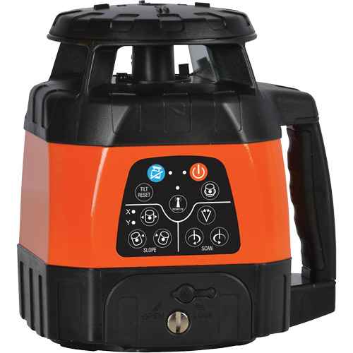Syst&egrave;me laser rotatif horizontal/vertical &agrave; double pente &eacute;lectronique &agrave; nivellement automatique, 1500' (457.2 m), 635 N.m Moffatt Supply & Specialties