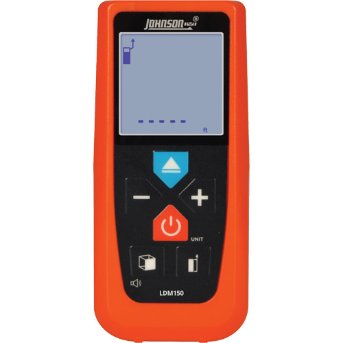 Laser Distance Meter, 2" - 150' (5.08 cm - 45.72 m) Range, Digital (Electronic) Moffatt Supply & Specialties