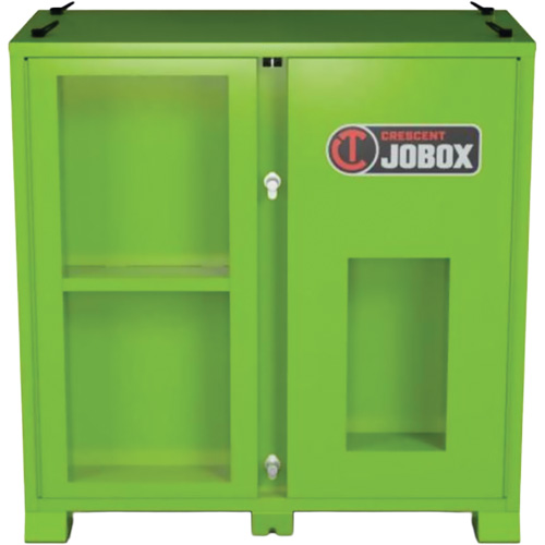 Armoire de rangement d'&eacute;PI sur place, Acier, Vert lime haute visibilit&eacute; Moffatt Supply & Specialties