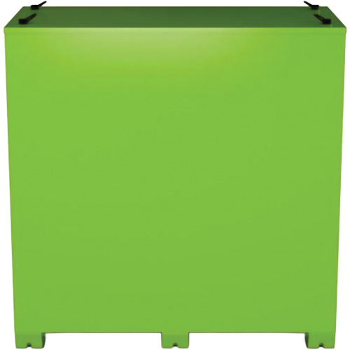 Armoire de rangement d'&eacute;PI sur place, Acier, Vert lime haute visibilit&eacute; Moffatt Supply & Specialties