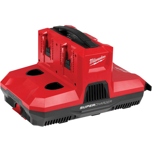 Four Bay Simultaneous Super Charger with PACKOUT Compatibility, 18 V, Lithium-Ion Moffatt Supply & Specialties