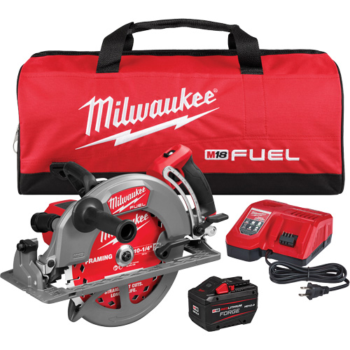 FUEL Rear Handle Circular Saw Kit, 10-1/4", 18 V Moffatt Supply & Specialties