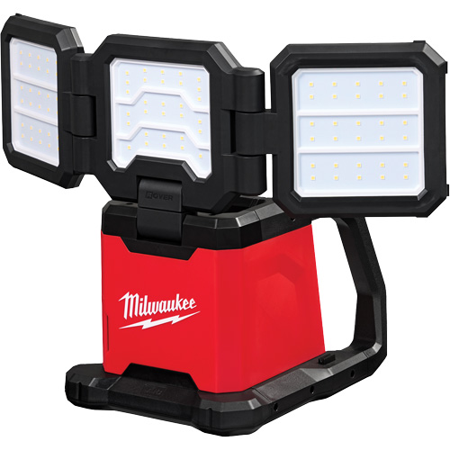 ROVER Dual Power Triple-Panel Flood & Area Light, LED, 4500 Lumens Moffatt Supply & Specialties
