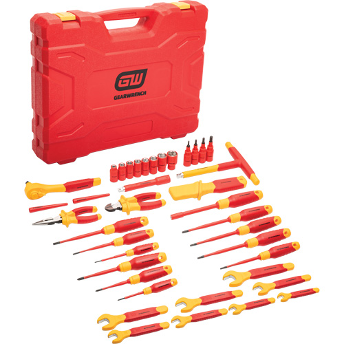 VDE Insulated Tool Set, 1000 V, 39 Pcs Moffatt Supply & Specialties