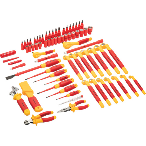 Jeu d'outils VDE isol&eacute;s, 1000 V, 72 M Moffatt Supply & Specialties