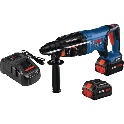 Professional Rotary Hammer Kit, 18 V, 1", 0-890 RPM Moffatt Supply & Specialties
