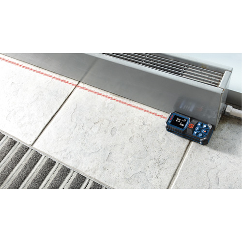 BLAZE Red Beam Laser Measure, 0' - 165' (0 m - 50.2 m) Range, Digital (Electronic) Moffatt Supply & Specialties