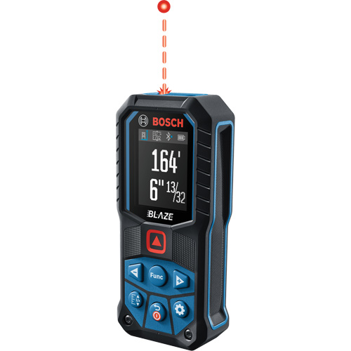 T&eacute;l&eacute;m&egrave;tre laser rouge connect&eacute; BLAZE, 0.0' - 165' (0.0 m - 50,2 m) Gamme de mesure, Num&eacute;rique (&eacute;lectronique) Moffatt Supply & Specialties