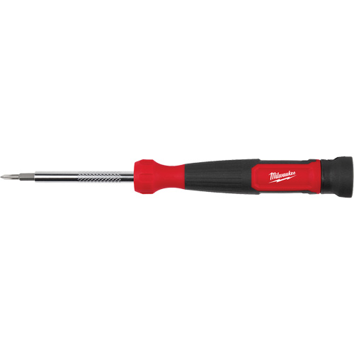 Tournevis de pr&eacute;cision 4-en-1 &agrave; embouts multiples avec porte-embout de 1/4", 5-3/4" lo, Prise Coussin&eacute;e Moffatt Supply & Specialties