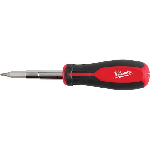 Tournevis multibits &agrave; entraînement magn&eacute;tique 1/4" et 3/8" 11 en 1, 8" lo, Prise Coussin&eacute;e Moffatt Supply & Specialties