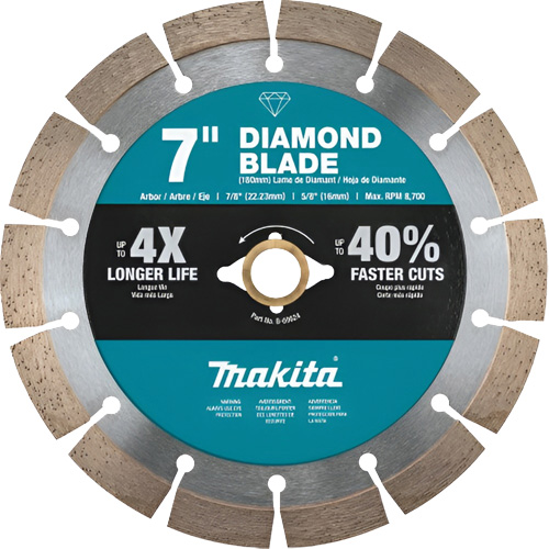Lame de diamant segment&eacute;e pour un usage g&eacute;n&eacute;ral Moffatt Supply & Specialties