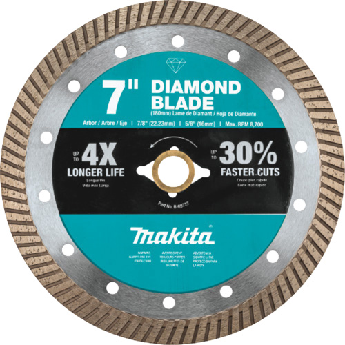 Lame de diamant Turbo pour un usage g&eacute;n&eacute;ral Moffatt Supply & Specialties
