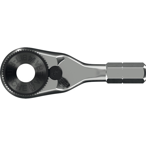 Cl&eacute; &agrave; cliquet &agrave; 4 embouts Mini Zyklop 8011, Prise de 1/4" Moffatt Supply & Specialties
