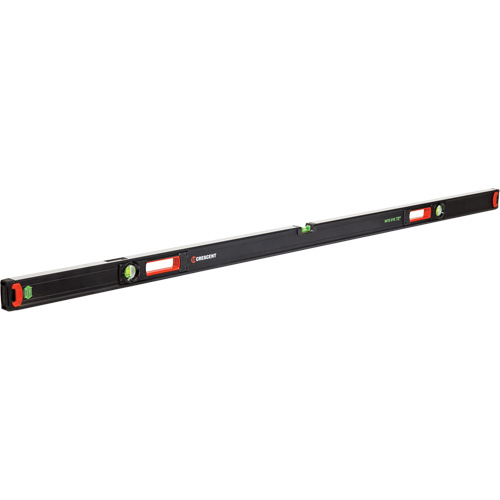 NITE EYE Beam Level, Box, 6' L, Aluminum, 3, Non-Magnetic Moffatt Supply & Specialties
