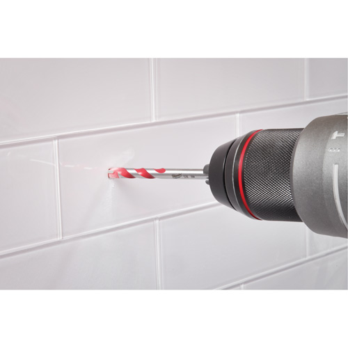 Foret sp&eacute;cial pour carrelage dur et verre 4 mcx, 1/4"/1/8"/3/16"/5/16", Carbure Moffatt Supply & Specialties