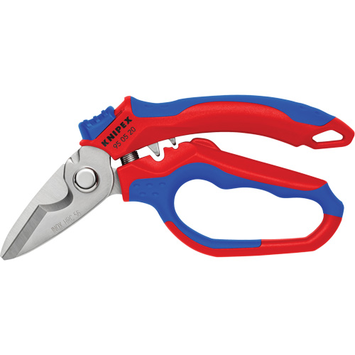 45° Angled Electricians' Shears, 6-1/4", Single Ring Handle Moffatt Supply & Specialties