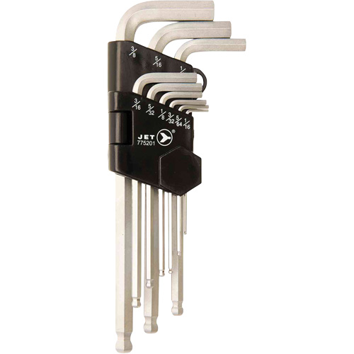 Magnetic SAE Ball Nose Hex Key Set JMHK-9S, 9 Pcs., Imperial Moffatt Supply & Specialties