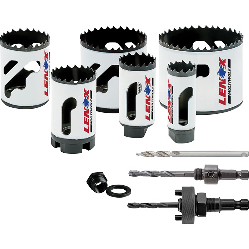 Electrician Hole Saw Kit, 10 Pieces Moffatt Supply & Specialties