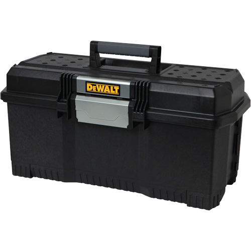 One-Touch Toolbox, 24" W x 11-2/5" D x 24" H, Black Moffatt Supply & Specialties