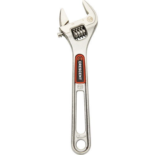 Adjustable Wrench with Quick-Fit-Jaw, 6" L, 1" Max Width, Chrome Moffatt Supply & Specialties