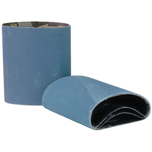 Courroie de tambour en toile COOLCUT XX, 5" dia. x 3-1/2" la, Grain 40, Zirconium Moffatt Supply & Specialties
