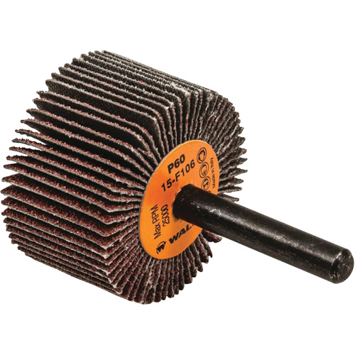 Disques &agrave; lamelles - Meules &agrave; lamelles Coolcut, Oxyde d'aluminium, Grain 60, 1-1/2" x 1" x 1/4" Moffatt Supply & Specialties