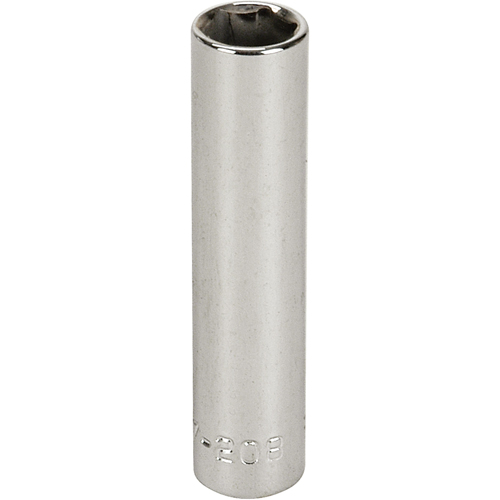 Socket, 8 mm, 1/4" Drive, 6 Points, Deep Moffatt Supply & Specialties