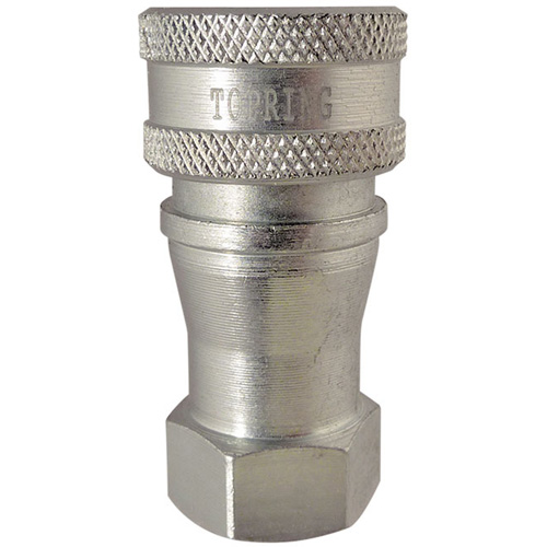 Hydraulic Quick Coupler - Steel Manual Coupler, Brass/Stainless Steel Moffatt Supply & Specialties