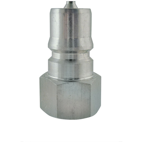 Hydraulic Quick Coupler - Plug, Stainless Steel, 1/2" Dia. Moffatt Supply & Specialties