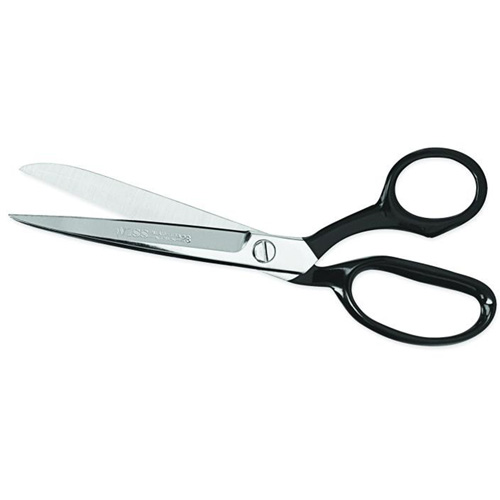Industrial Dressmaker Shears, 3-3/4" Cut Length, Rings Handle Moffatt Supply & Specialties
