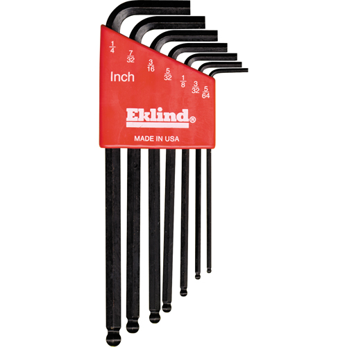 Balldrive L-Style Hex Key Set, 7 Pcs. Moffatt Supply & Specialties